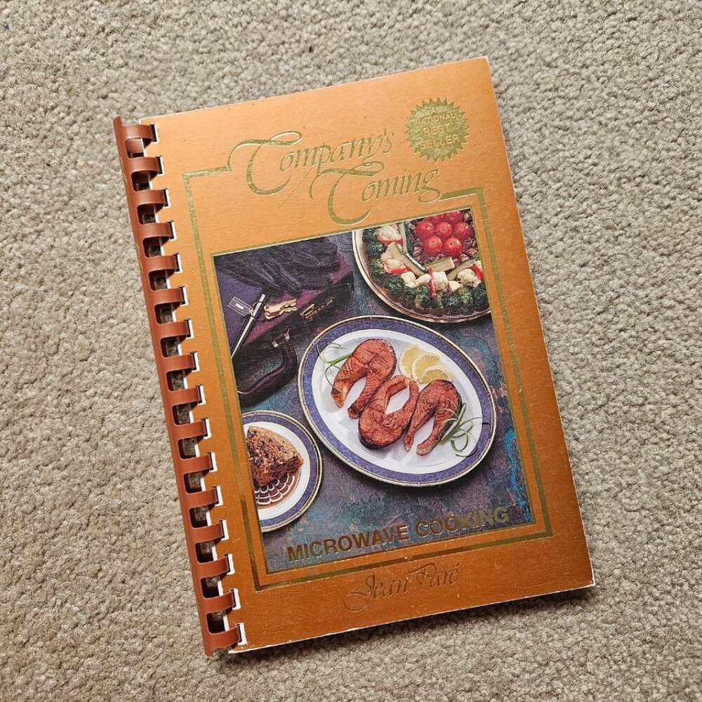 4/$20 Company's Coming Microwave Cooking by Jean Pare -‎ Spiralbound - 1993